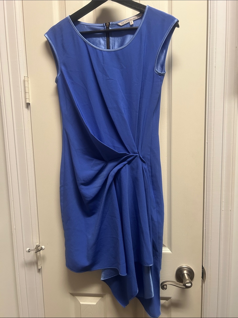 RACHEL Rachel Roy Royal Blue Knot-Accent Sleeveless Mini Dress